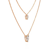 Ivana Jewels Necklaces Layered Teardrop Necklace