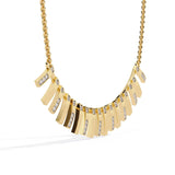 Ivana Jewels Necklaces Minimalist Gold Linear Bar Necklace