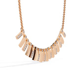 Ivana Jewels Necklaces Minimalist Gold Linear Bar Necklace