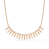 Ivana Jewels Necklaces Minimalist Gold Linear Bar Necklace