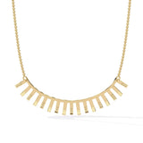 Ivana Jewels Necklaces Minimalist Gold Linear Bar Necklace