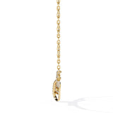 Ivana Jewels Necklaces Pave Diamond Bow Knot Pendant Necklace