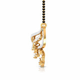 Ivana Jewels Necklaces Pear & Round Diamond Fluttering Mangalsutra