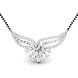 Ivana Jewels Necklaces Pear & Round Diamond Fluttering Mangalsutra