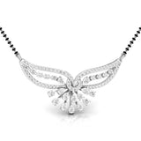 Ivana Jewels Necklaces Pear & Round Diamond Fluttering Mangalsutra