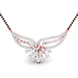 Ivana Jewels Necklaces Pear & Round Diamond Fluttering Mangalsutra