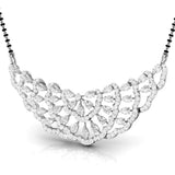 Ivana Jewels Necklaces Pear & Round Diamond Tiered Mangalsutra