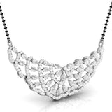 Ivana Jewels Necklaces Pear & Round Diamond Tiered Mangalsutra