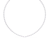 Ivana Jewels Necklaces Pear-Shaped Diamond Tennis Necklace