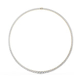 Ivana Jewels Necklaces Round and Square Empty Setting Tennis Necklace