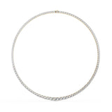 Ivana Jewels Necklaces Round and Square Empty Setting Tennis Necklace