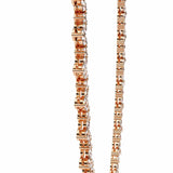 Ivana Jewels Necklaces Textured Circle Necklace