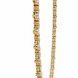 Ivana Jewels Necklaces Textured Circle Necklace