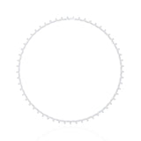 Ivana Jewels Necklaces Textured Circle Necklace