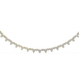 Ivana Jewels Necklaces Textured Circle Necklace
