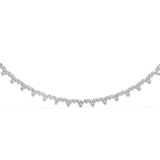 Ivana Jewels Necklaces Textured Circle Necklace