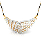 Ivana Jewels Pendant Diamond Riviera Mangalsutra Necklace