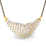 Ivana Jewels Pendant Diamond Riviera Mangalsutra Necklace