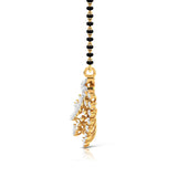 Ivana Jewels Pendant Fancy & Round Diamond Leaf Mangalsutra