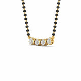 Ivana Jewels Pendant Traditional Mangalsutra with Diamond Design
