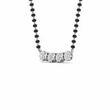 Ivana Jewels Pendant Traditional Mangalsutra with Diamond Design