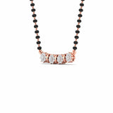 Ivana Jewels Pendant Traditional Mangalsutra with Diamond Design