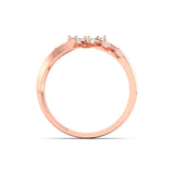 Ivana Jewels Ring Delicate Diamond Leaf Ring