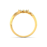 Ivana Jewels Ring Delicate Diamond Leaf Ring