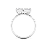 Ivana Jewels Ring Emerald & Pear Diamond Ring