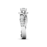Ivana Jewels Ring Modern Gold Ring with Diamond Accents