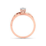 Ivana Jewels Ring Modern Gold Ring with Diamond Accents