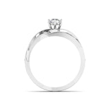 Ivana Jewels Ring Modern Gold Ring with Diamond Accents