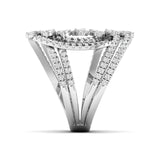 Ivana Jewels Ring Openwork Diamond Statement Ring
