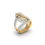 Ivana Jewels Ring Openwork Diamond Statement Ring