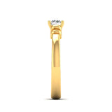 Ivana Jewels Ring Sparkling Round Brilliant Diamond Solitaire Ring