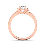 Ivana Jewels Ring Sparkling Round Brilliant Diamond Solitaire Ring