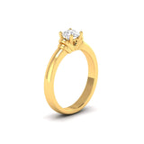 Ivana Jewels Ring Sparkling Round Brilliant Diamond Solitaire Ring