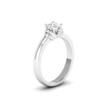 Ivana Jewels Ring Sparkling Round Brilliant Diamond Solitaire Ring