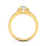 Ivana Jewels Ring Sparkling Round Brilliant Diamond Solitaire Ring