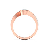 Ivana Jewels Ring Unique Swirl Diamond Ring