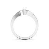 Ivana Jewels Ring Unique Swirl Diamond Ring
