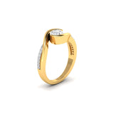 Ivana Jewels Ring Unique Swirl Diamond Ring
