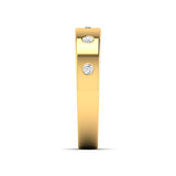 Ivana Jewels Rings 0.21 Ct Dainty Diamond Gold Band