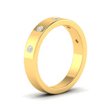 Ivana Jewels Rings 0.21 Ct Dainty Diamond Gold Band