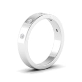 Ivana Jewels Rings 0.21 Ct Dainty Diamond Gold Band
