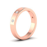 Ivana Jewels Rings 0.21 Ct Dainty Diamond Gold Band