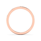 Ivana Jewels Rings 0.21 Ct Dainty Diamond Gold Band