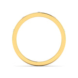 Ivana Jewels Rings 0.21 Ct Dainty Diamond Gold Band