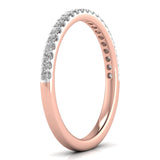 Ivana Jewels Rings 0.26 Carat Round Diamonds Band Ring