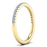 Ivana Jewels Rings 0.26 Carat Round Diamonds Band Ring